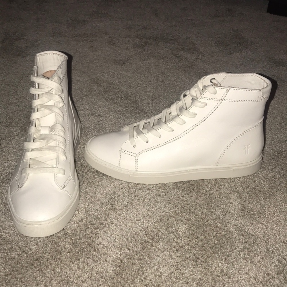 Frye Gemma high sneaker - white - Picture 2 of 4